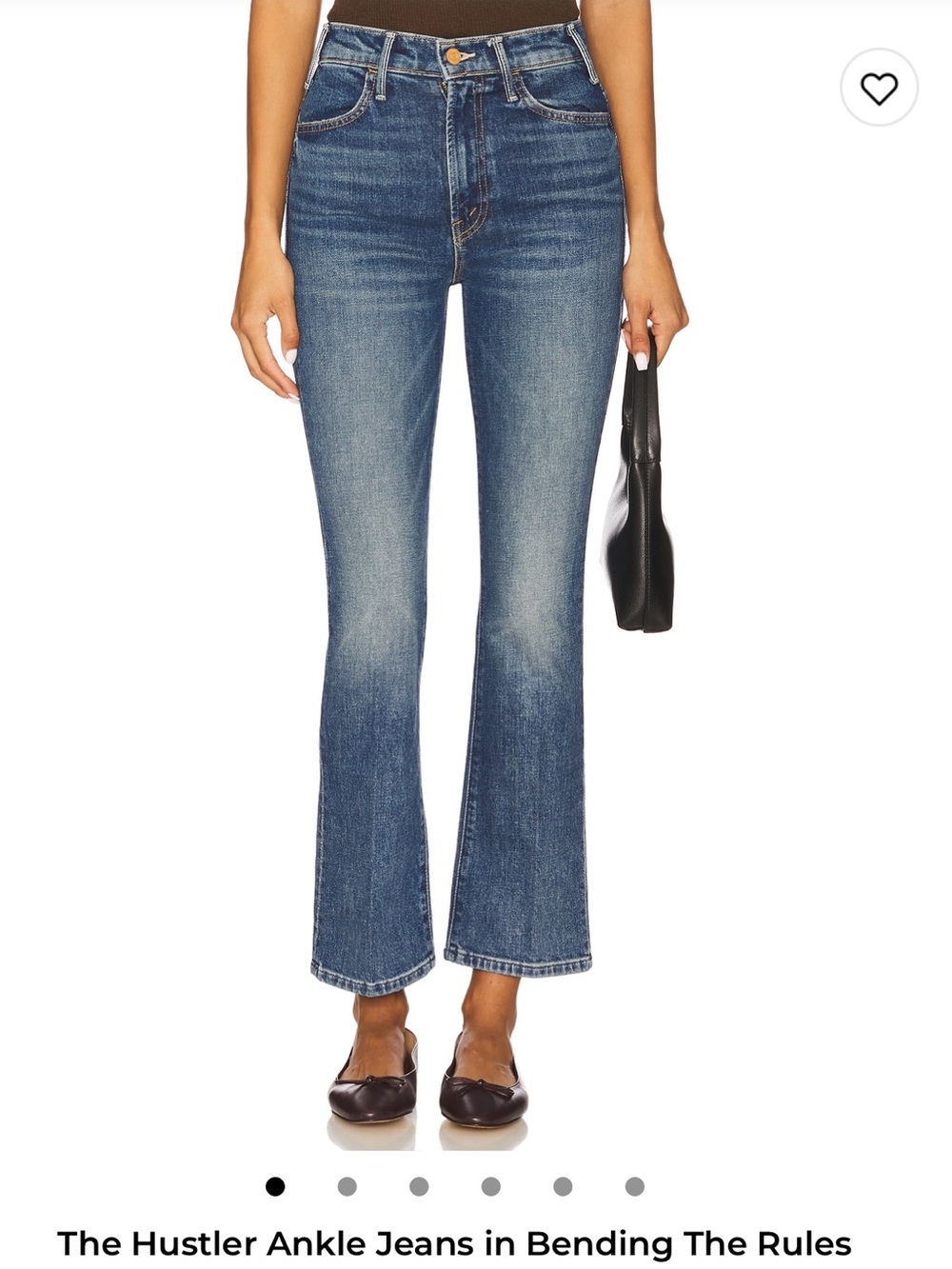 Mother denim hustle ankle